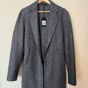 Billy Reid Men's Boiled Wool Coat Gray Small NWT